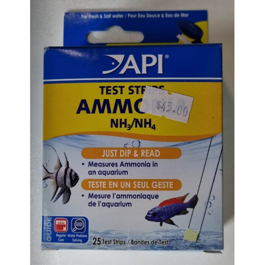 API Ammonia Test Strips NH3/NH4