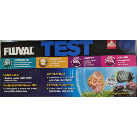 Fluval Test - PH, NH3-NH4, NO3, NO2